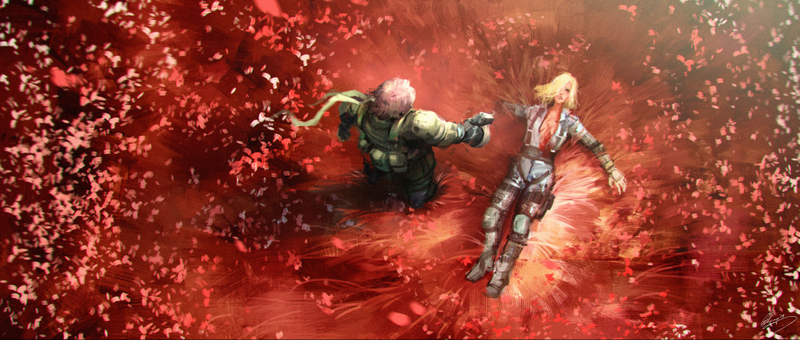 Art by Lap Pun Cheung. “Standing in that field until you realize that YOU must pull the trigger is Hideo Kojima at his finest,” Vogt-Roberts said, “Flowers shifting color + stylisized moments of magic realism are elements to embrace rather than fear.”